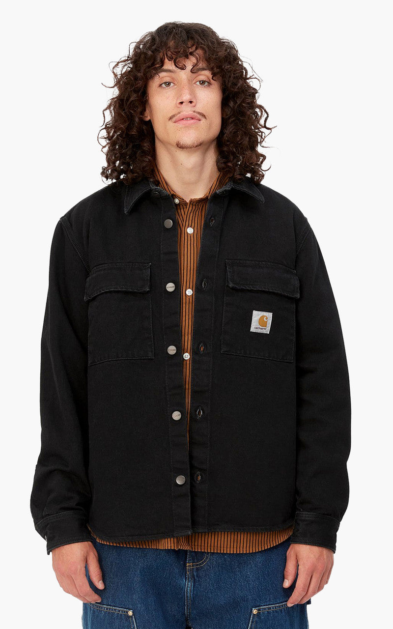 Carhartt WIP Manny Shirt Jac Black Rinsed