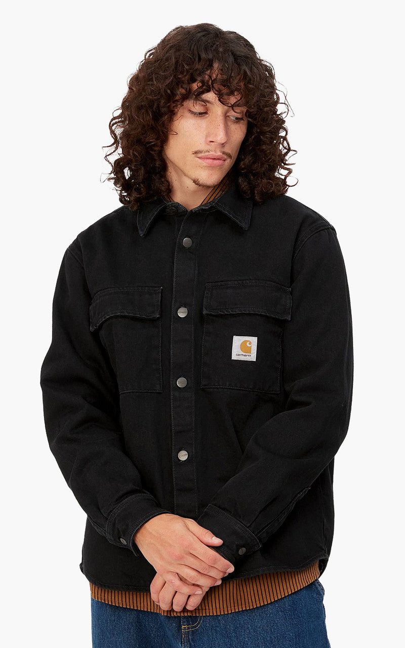 Carhartt WIP Manny Shirt Jac Black Rinsed