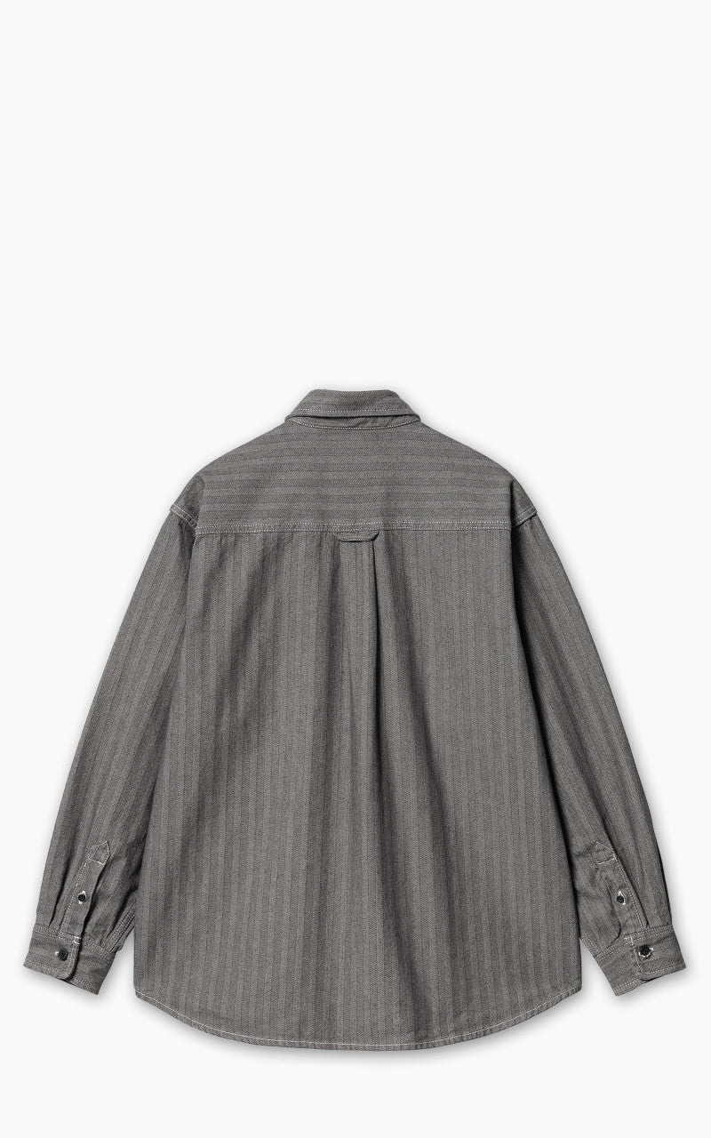Carhartt WIP Menard Shirt Jacket Monsey Herringbone Grey