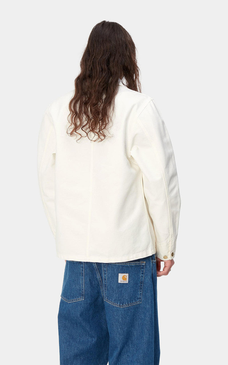 Carhartt WIP Michigan Coat Dearborn Canvas Rinsed Wax/Wax