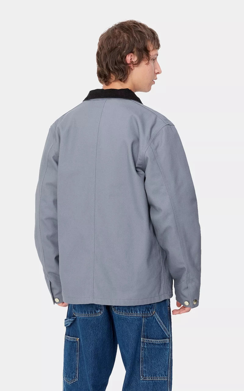 Carhartt WIP Michigan Coat Winter Dearborn Canvas Dove Grey/Black