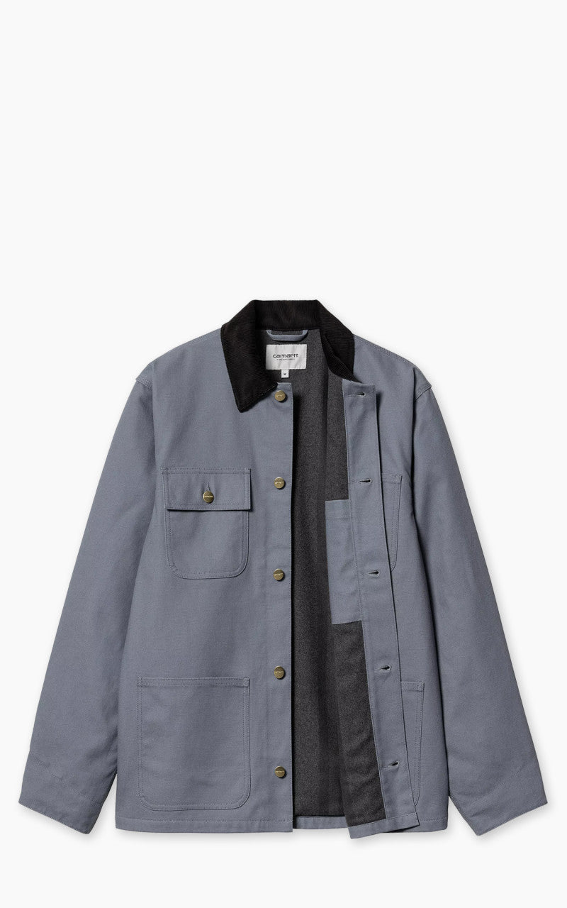 Carhartt WIP Michigan Coat Winter Dearborn Canvas Dove Grey/Black