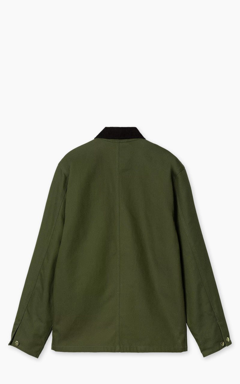 Carhartt WIP Michigan Coat Winter Dearborn Canvas Tarragon/Black