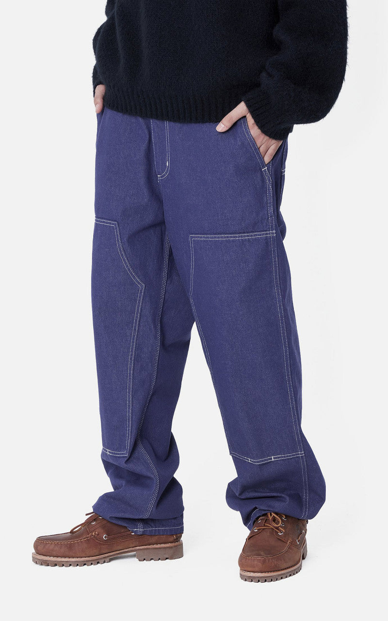 Carhartt WIP Midland Double Knee Pant Northfield Color Denim Aura
