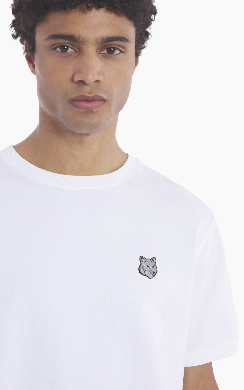 Maison Kitsuné Bold Fox Head Patch Comfort T-Shirt White