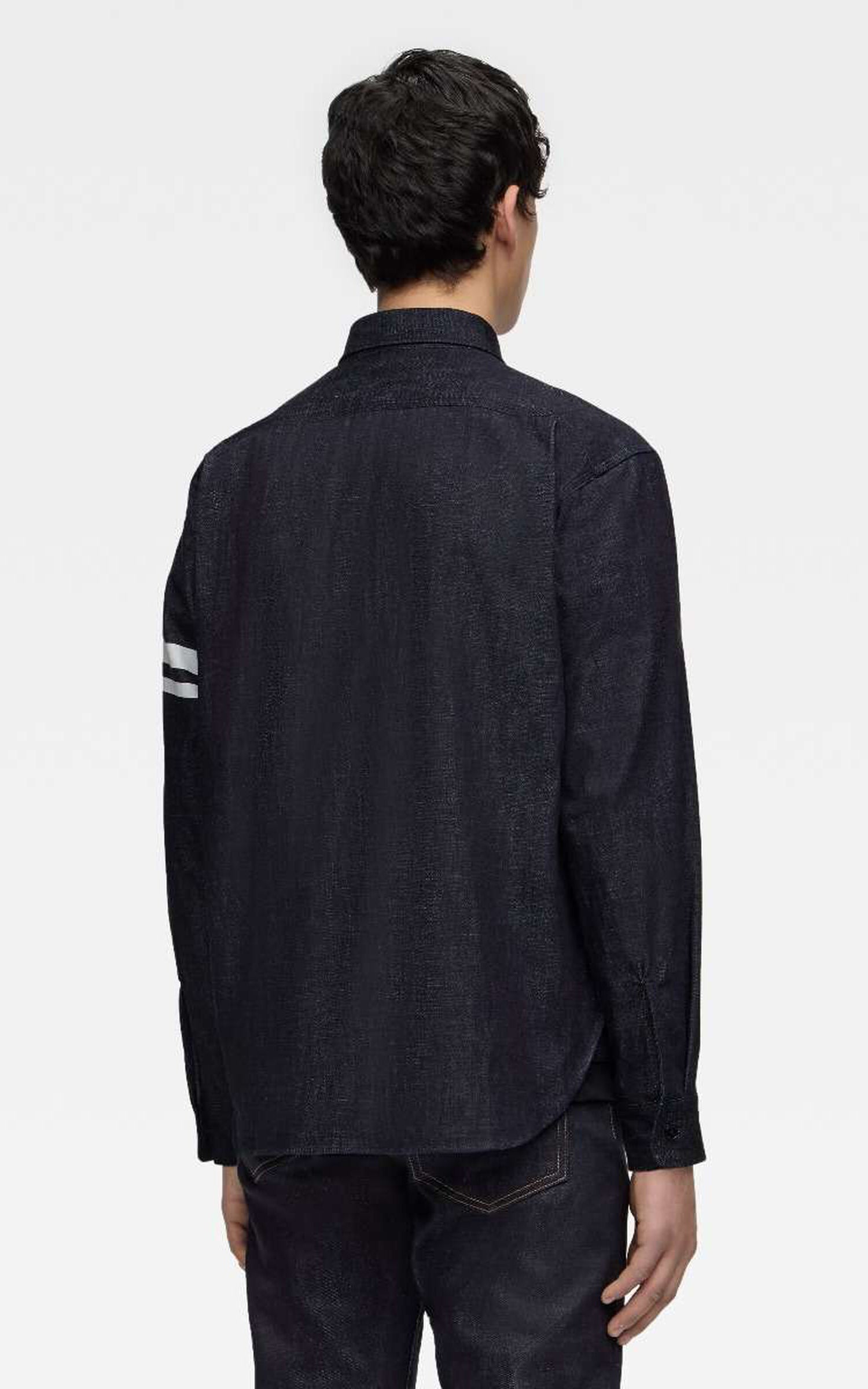 MOMOTARO JEANS MMLS3001 Triple Stitch L/S Denim Shirt Indigo