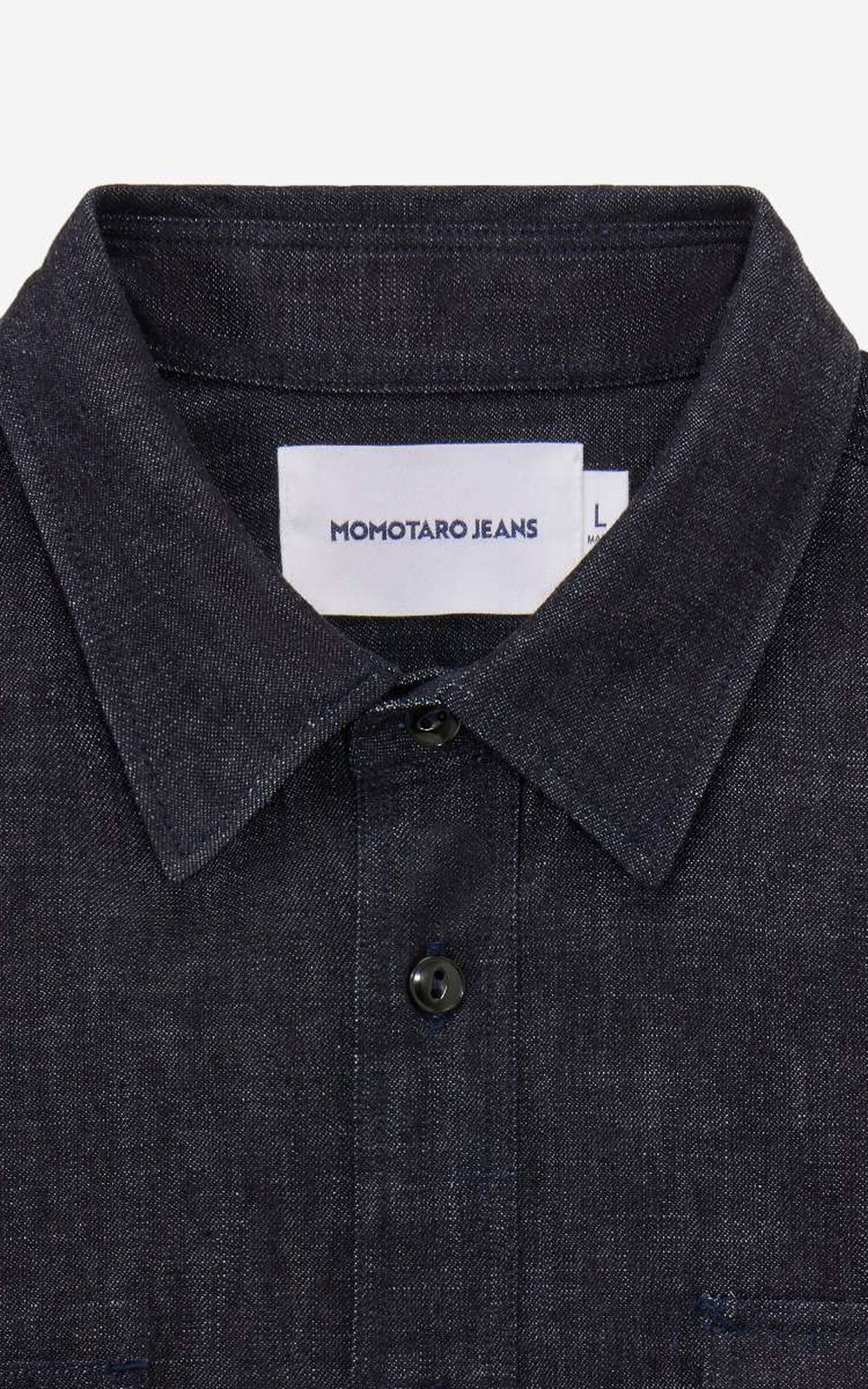 MOMOTARO JEANS MMLS3001 Triple Stitch L/S Denim Shirt Indigo