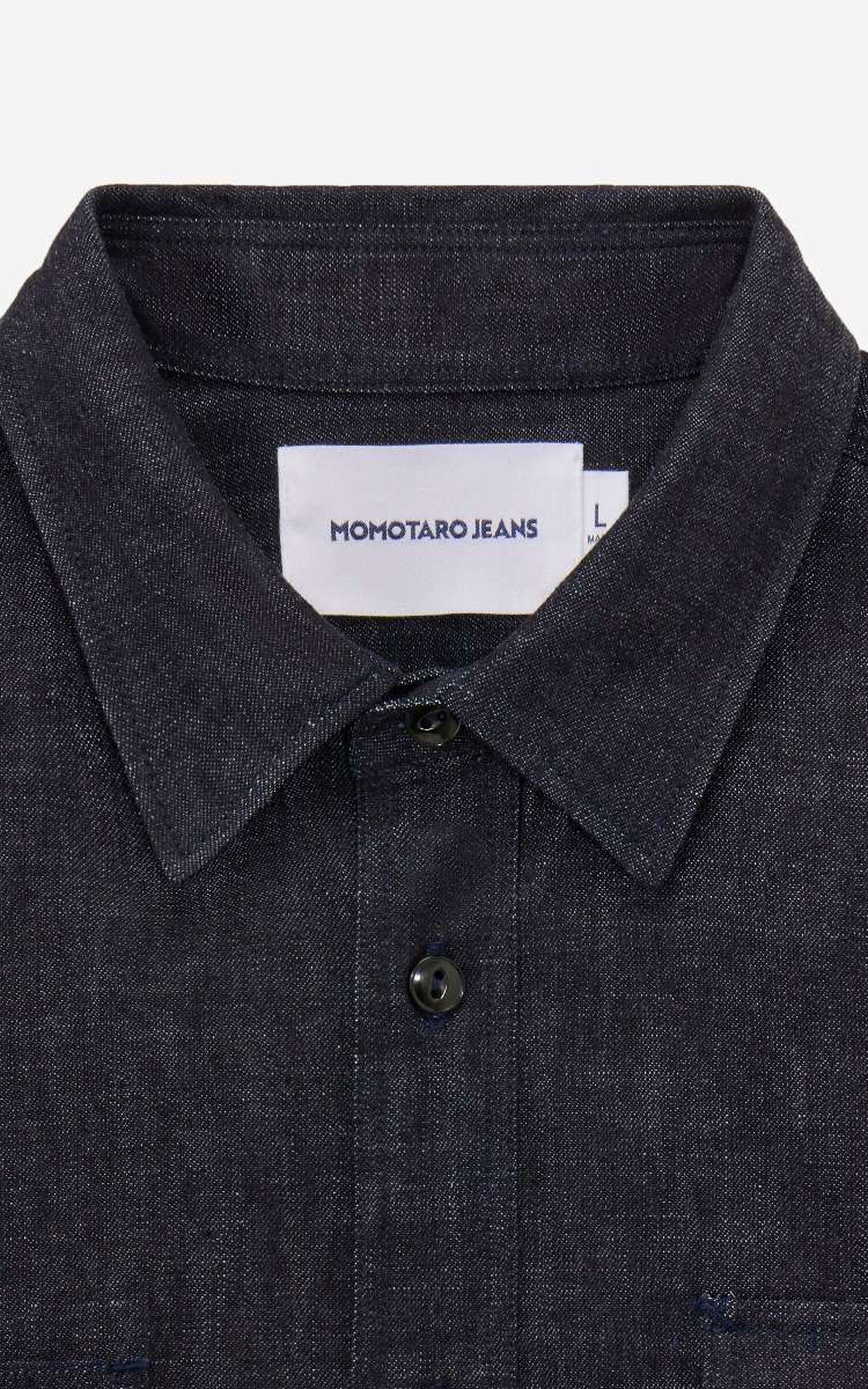 MOMOTARO JEANS MMLS3001 Triple Stitch L/S Denim Shirt Indigo