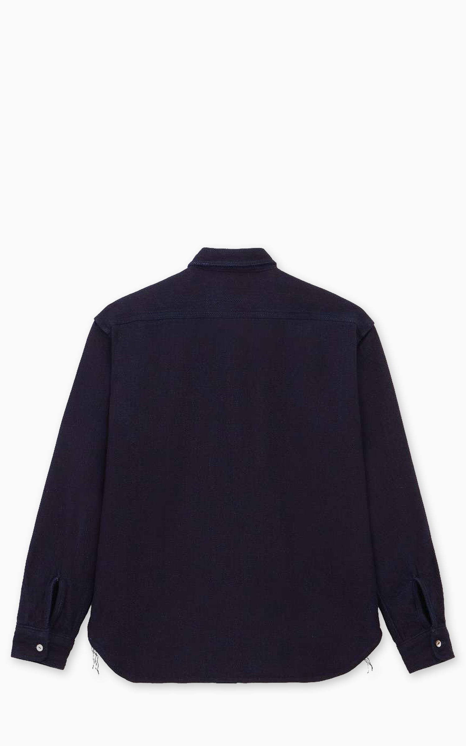MOMOTARO JEANS MXLS1036 Triple Stitch L/S Dobby Shirt Indigo