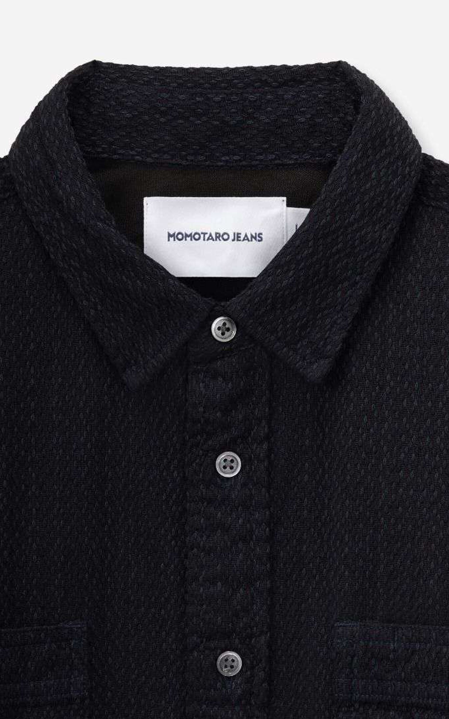 MOMOTARO JEANS MXLS1040 Sashiko Work Shirt Indigo