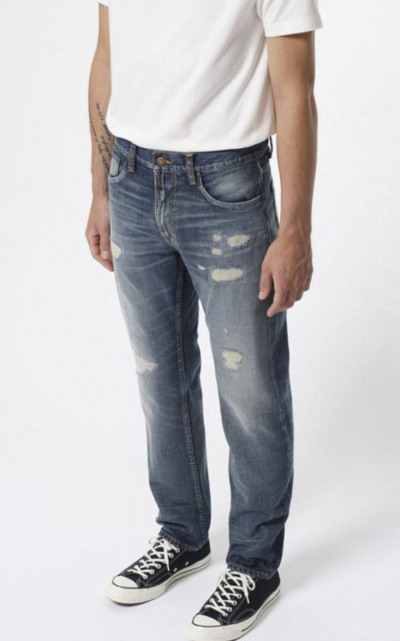 Nudie Jeans Gritty Jackson Indigo Galaxy