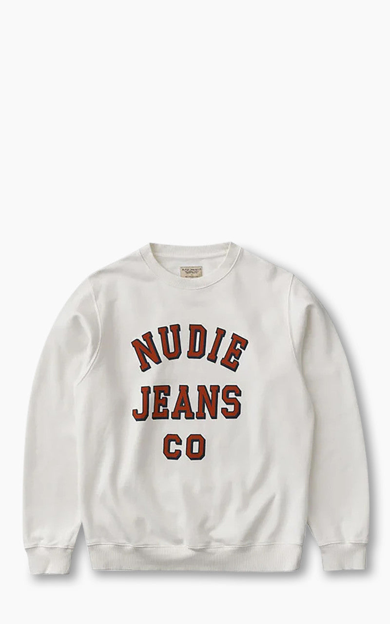 Nudie Jeans Lasse Nudie Jeans CO Chalk White