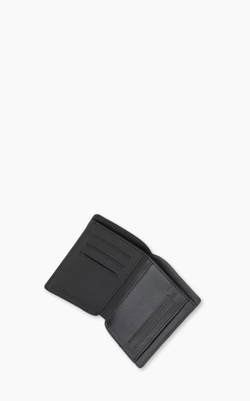 Nudie Jeans Mark Wallet Saddle Leather Black