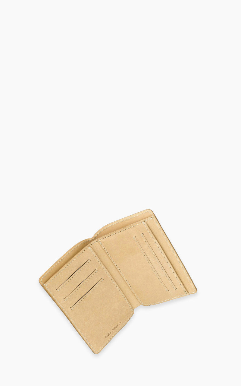 Nudie Jeans Mark Wallet Saddle Leather Natural