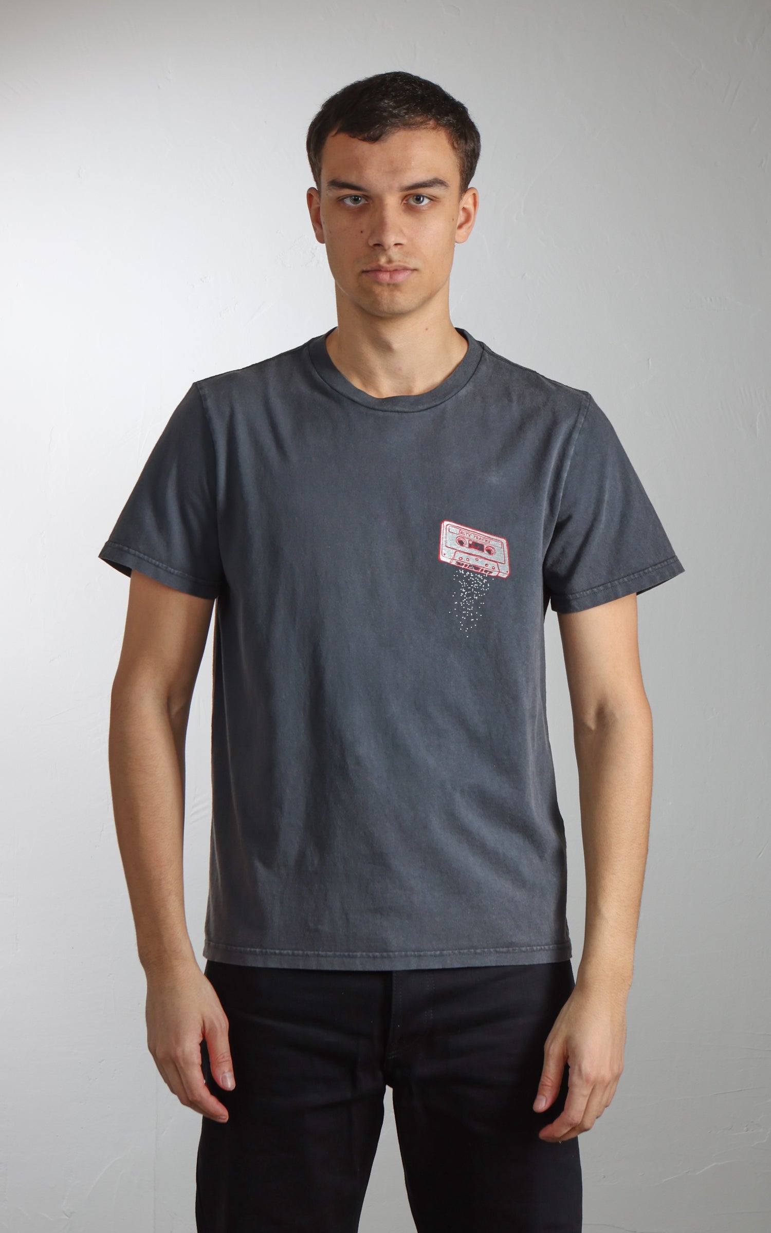 Nudie Jeans Roy Salty Tracks T-Shirt Antracite