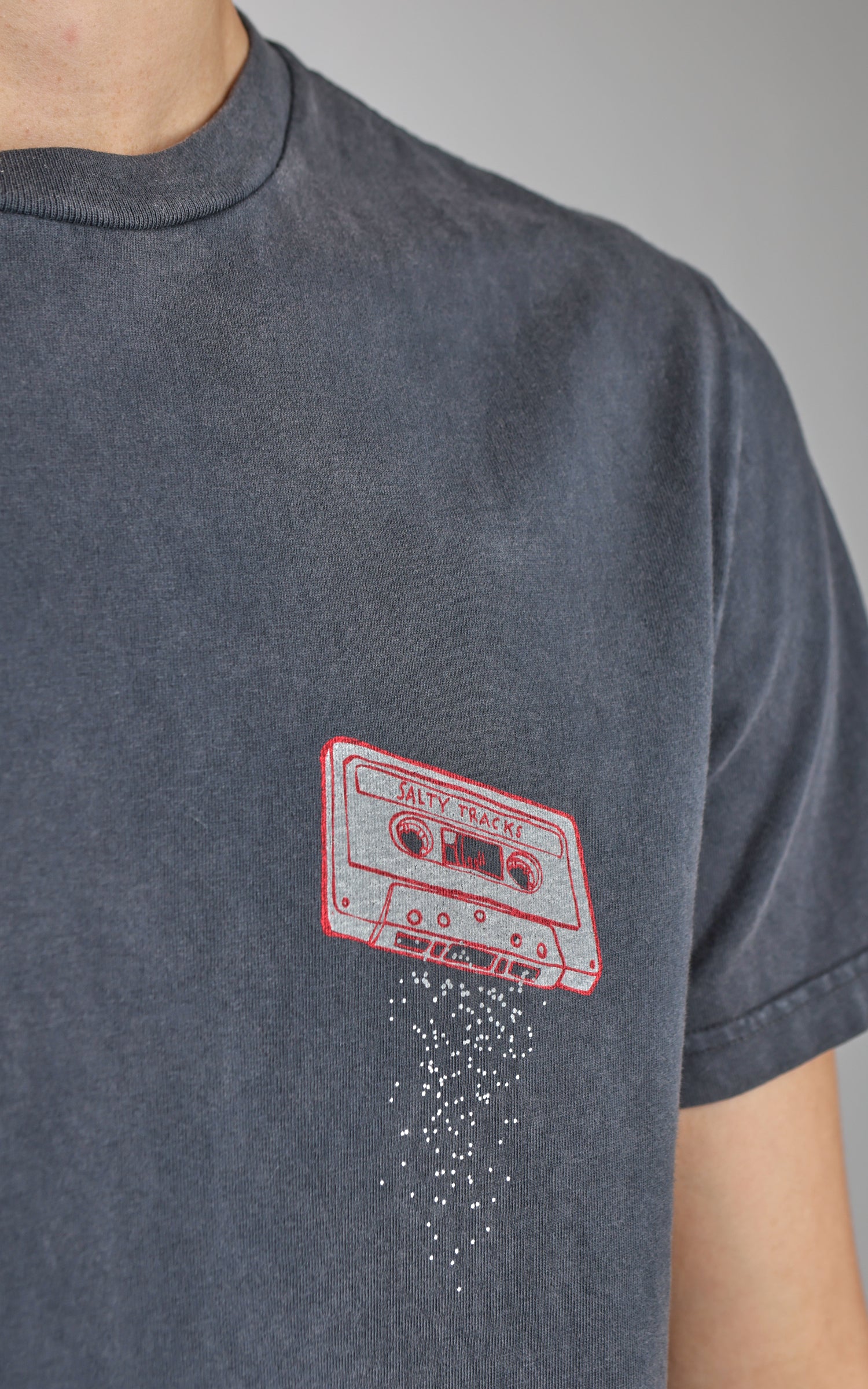 Nudie Jeans Roy Salty Tracks T-Shirt Antracite