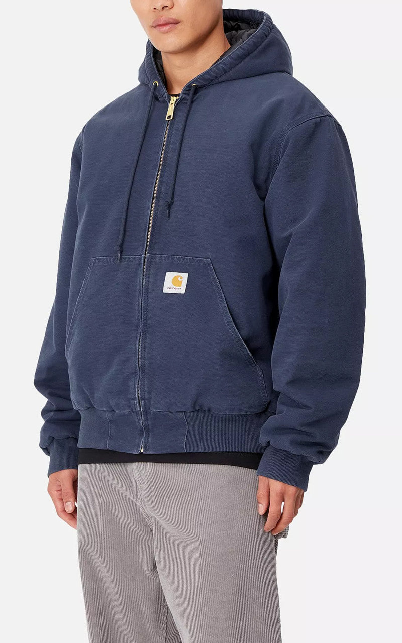 Carhartt WIP OG Active Jacket Winter Aged Canvas Air Force Blue