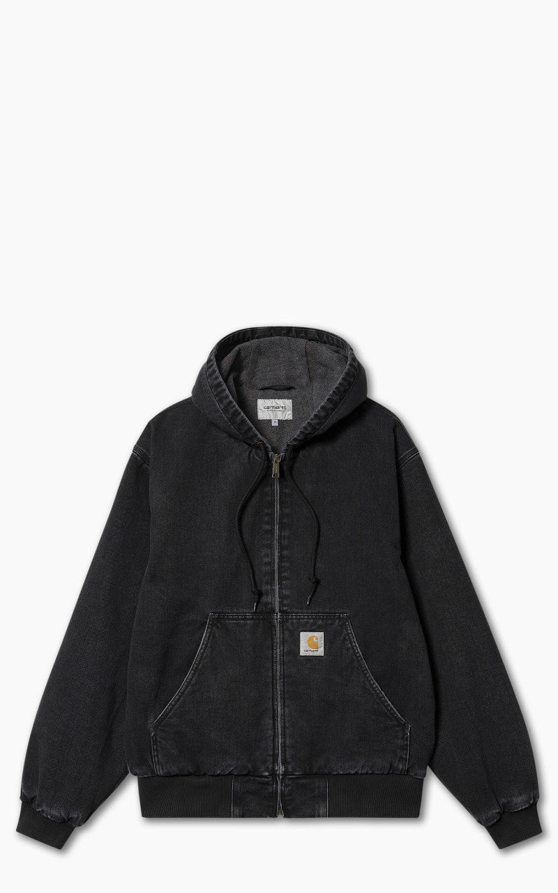 Carhartt WIP OG Active Jacket Black Stone Washed