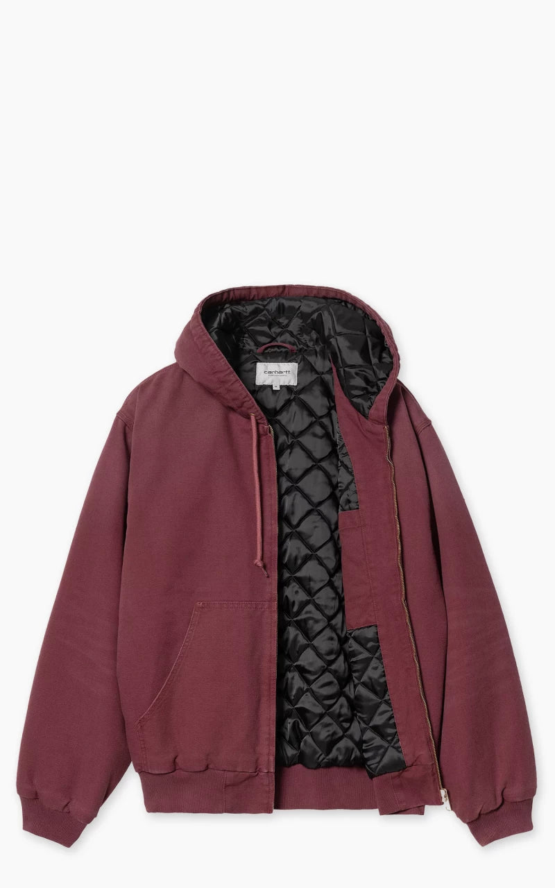 Carhartt WIP OG Active Jacket Winter Aged Canvas Malbec