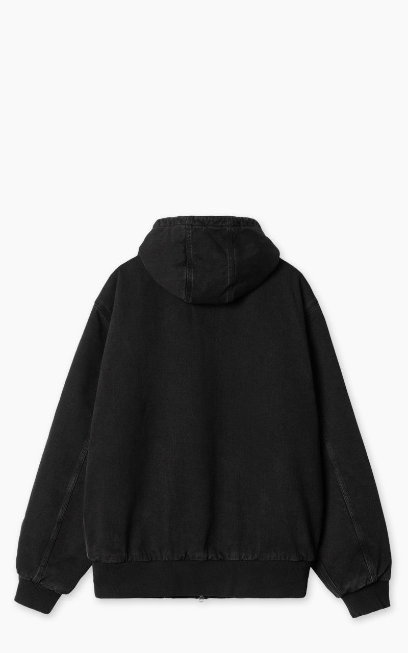 Carhartt WIP OG Active Rivet Jacket Maitland Denim Lined Stone Washed Black