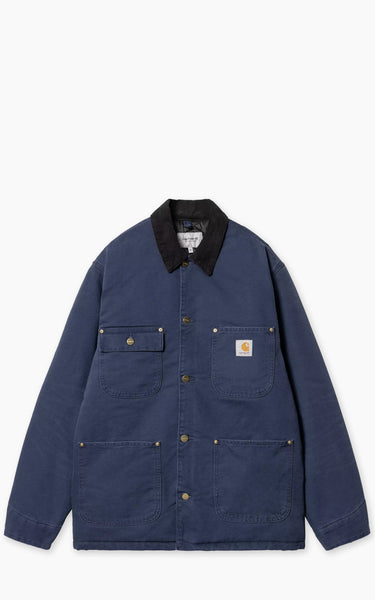ジャケット・アウター carhartt OG CHORE COAT Hammeragedcanvas Carhartt WIP OG Chore Coat (Winter) - Denim | Black / Black