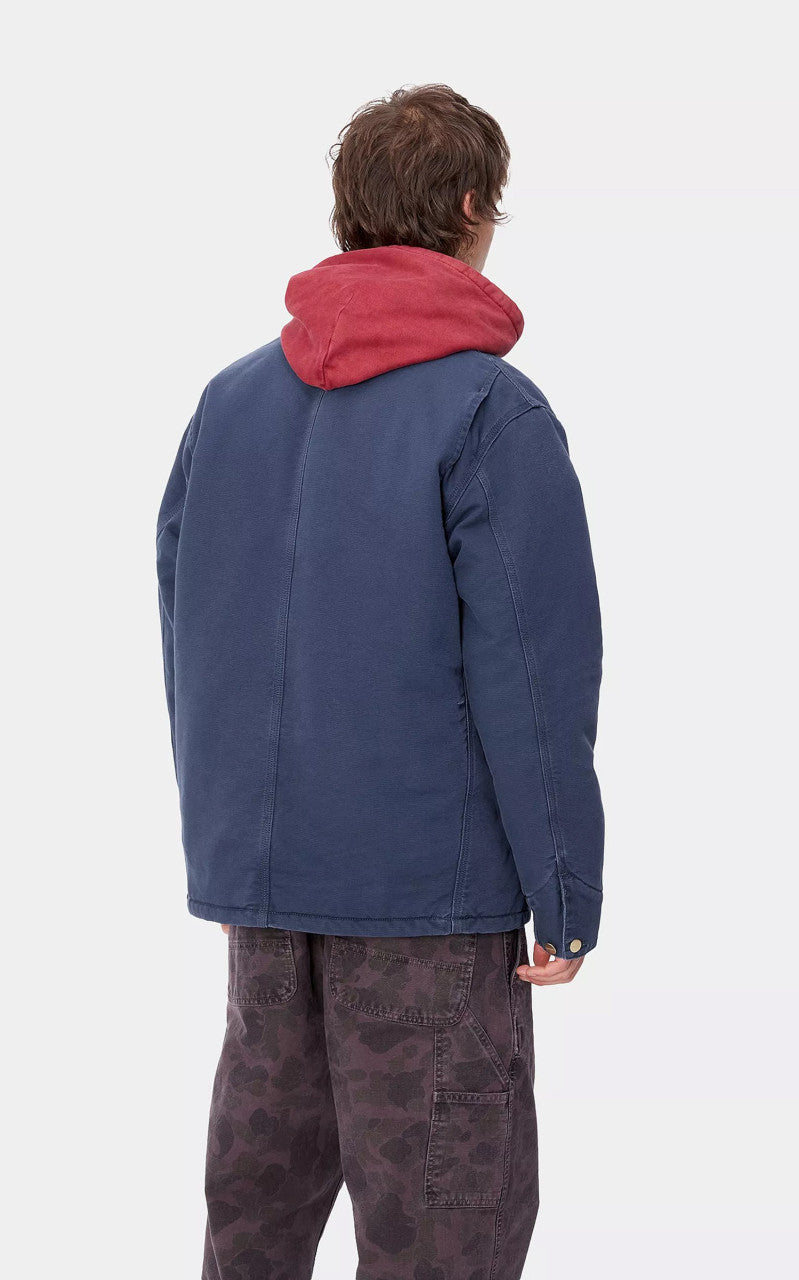 Carhartt WIP OG Chore Coat Aged Canvas Air Force Blue/Black