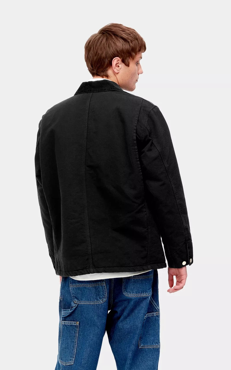 Carhartt WIP OG Chore Coat Aged Canvas Black/Black