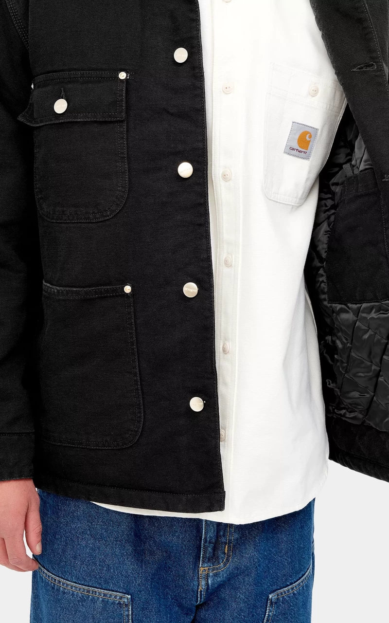 Carhartt WIP OG Chore Coat Aged Canvas Black/Black