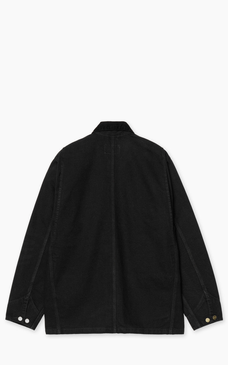 Carhartt WIP OG Chore Coat Dearborn Canvas Aged Black/Black
