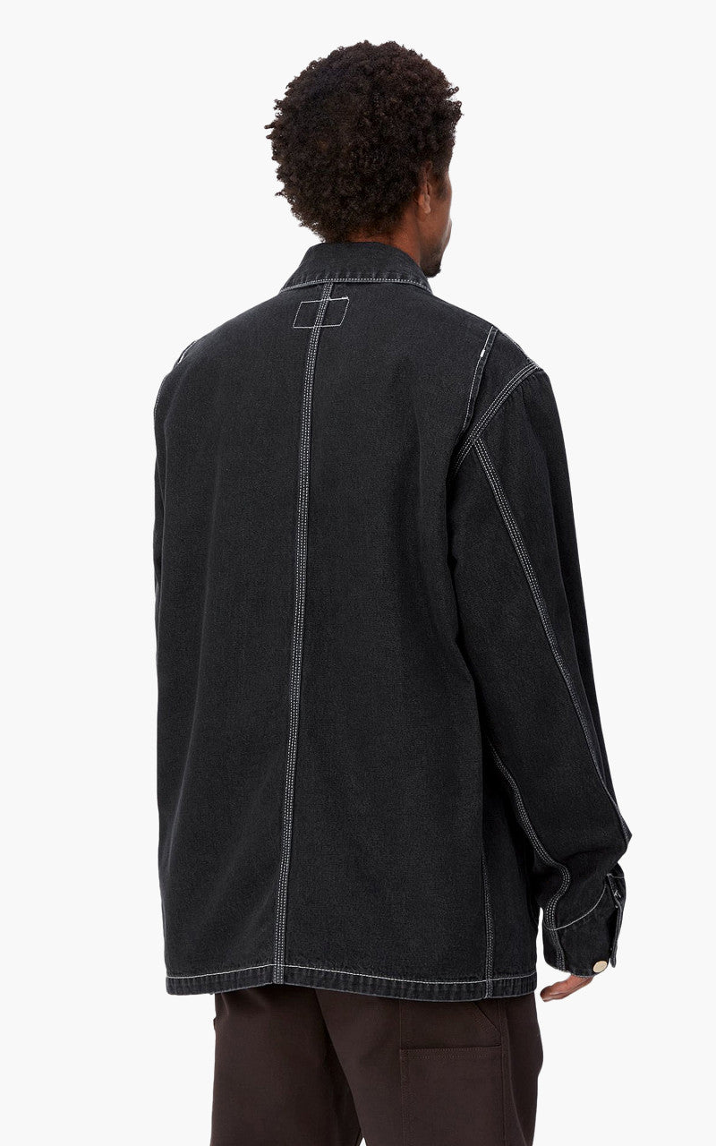 Carhartt WIP OG Chore Coat Norco Denim Black Stone Washed