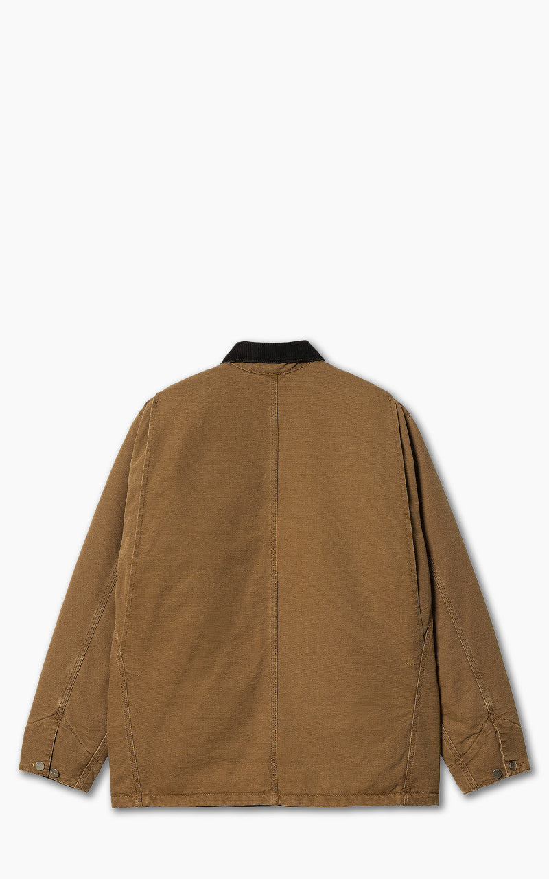 Carhartt WIP OG Chore Coat Aged Canvas Deep H Brown/Black