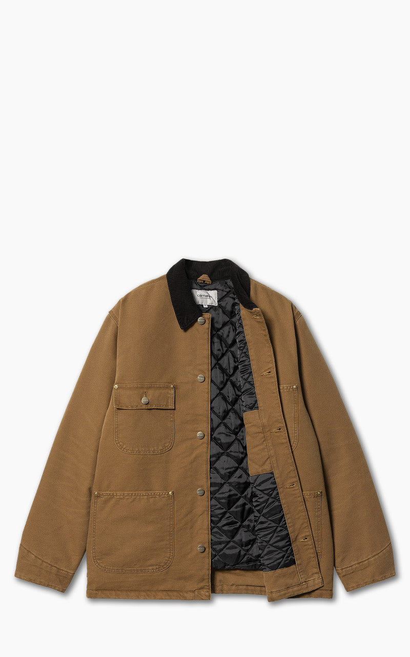 Carhartt WIP OG Chore Coat Aged Canvas Deep H Brown/Black