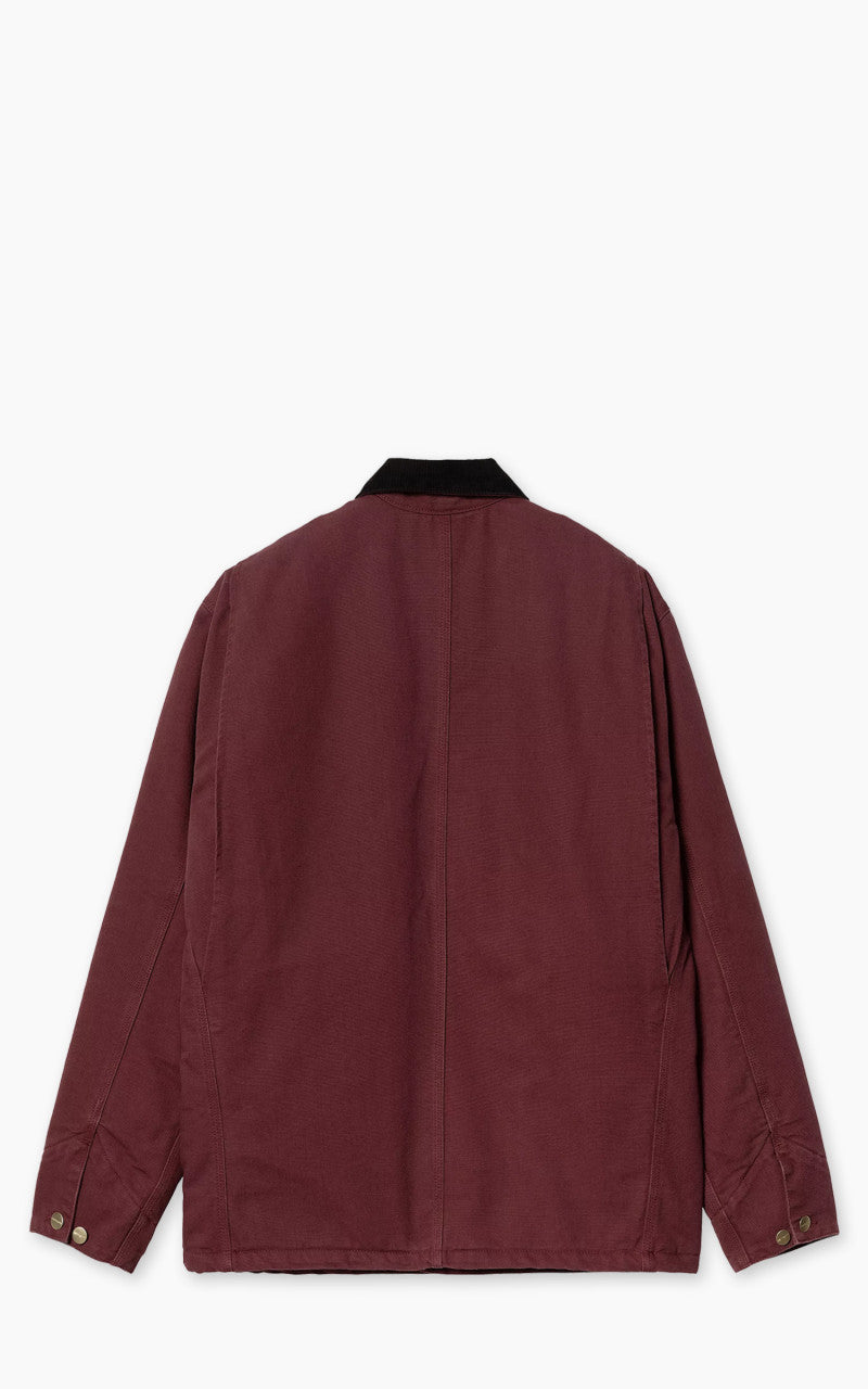 Carhartt WIP OG Chore Coat Aged Canvas Malbec/Black