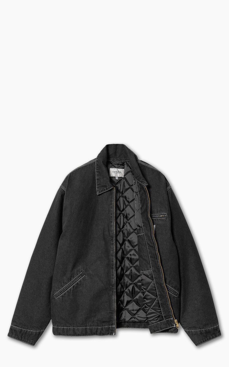 Carhartt WIP OG Detroit Jacket Norco Denim Black Stone Washed