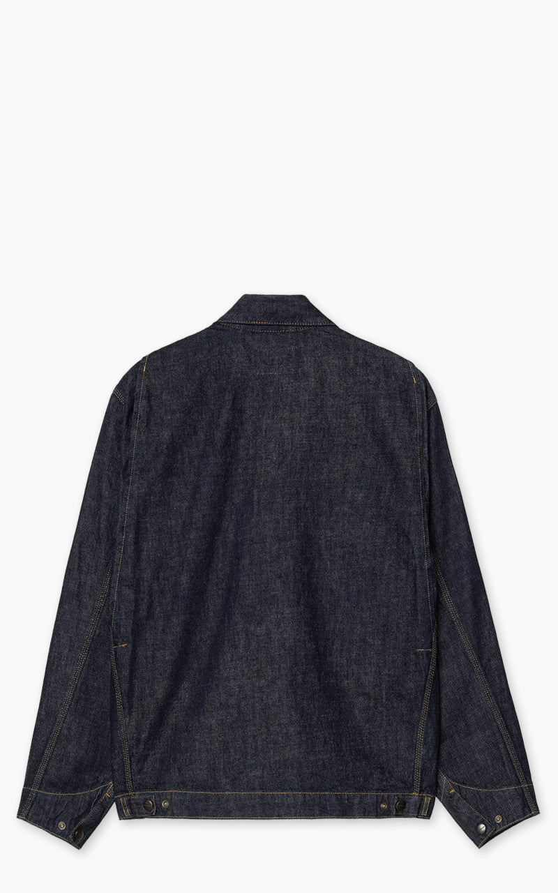 Carhartt WIP OG Detroit Jacket Camano Denim Rinsed Blue