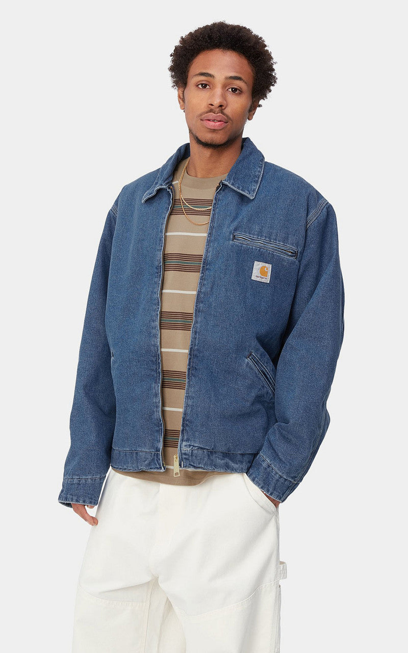 Carhartt WIP OG Detroit Jacket Norco Denim Blue Stone Washed