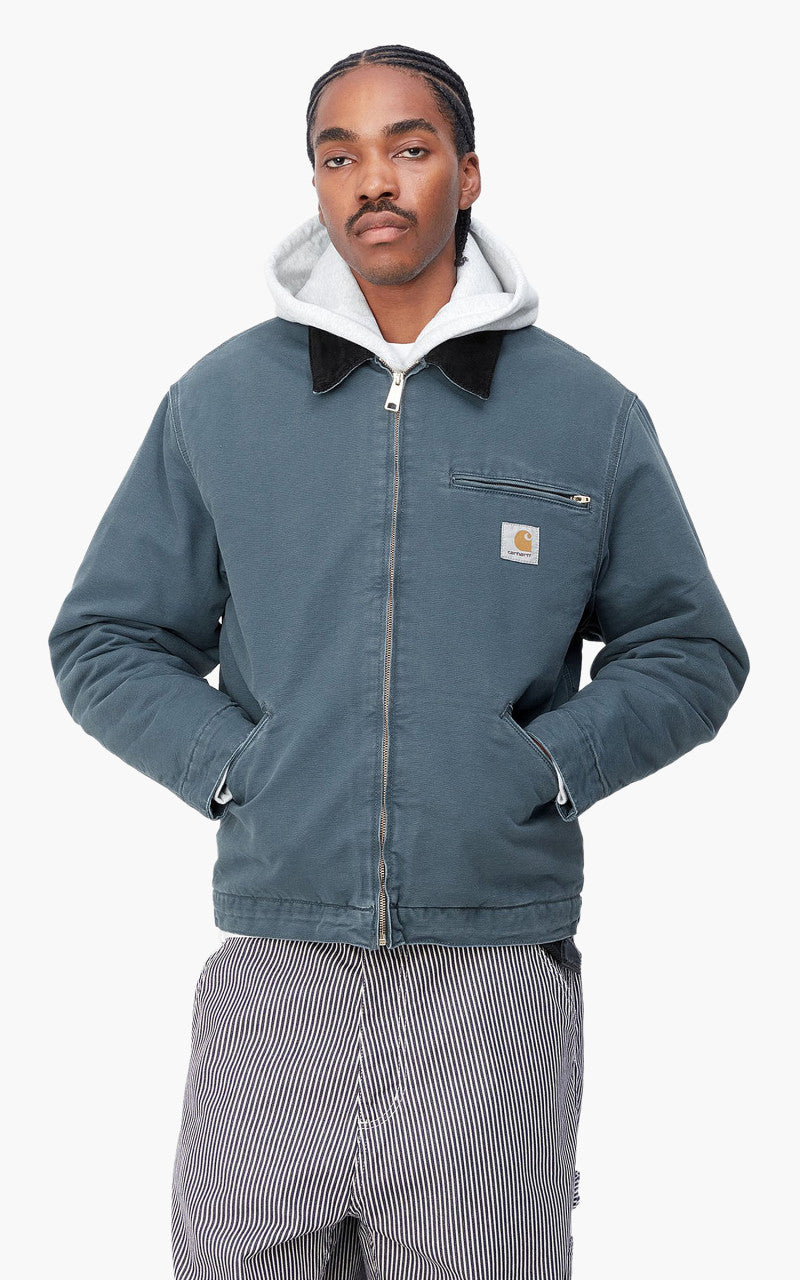 Carhartt WIP OG Detroit Jacket Aged Canvas Ore/Black