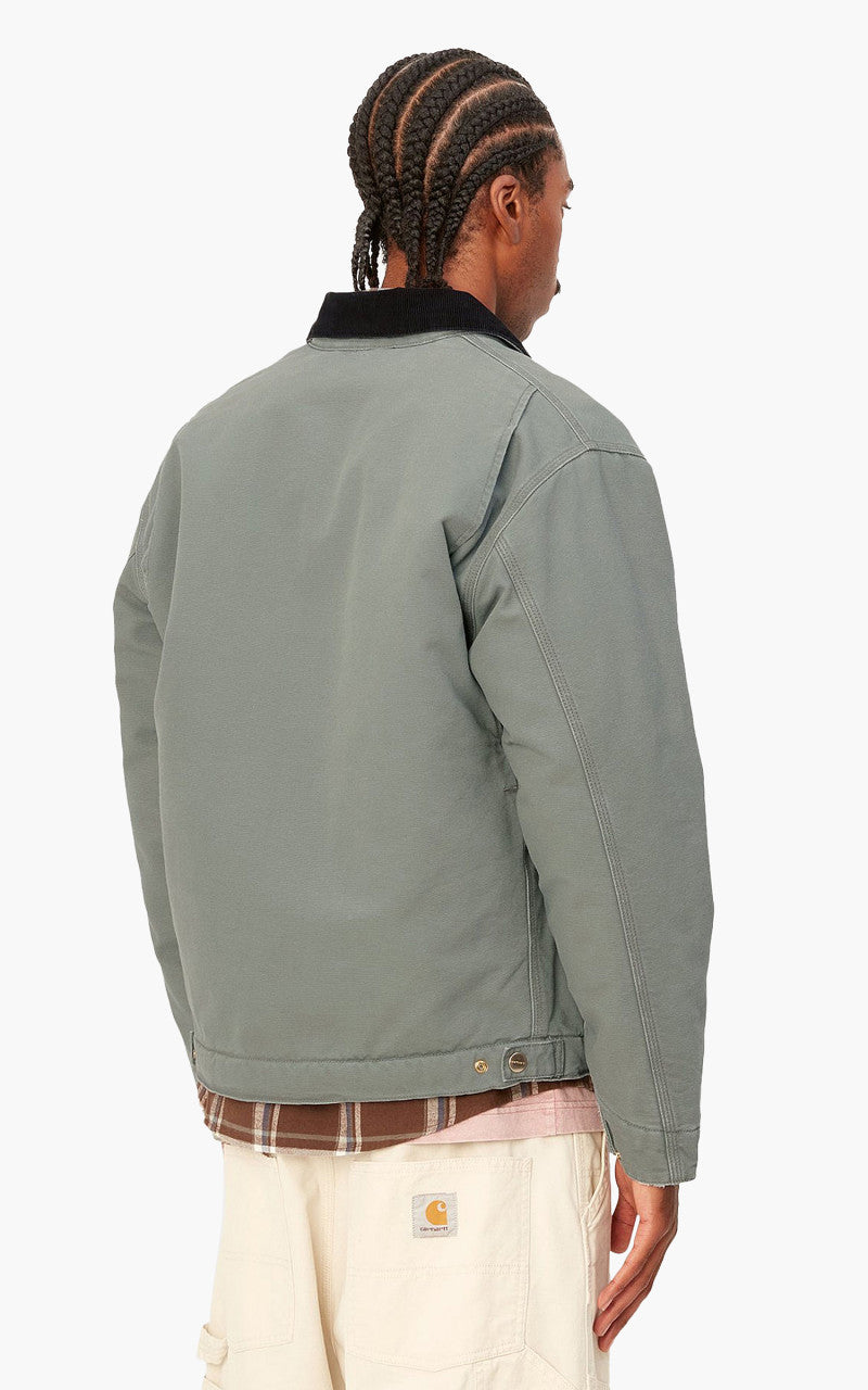 Carhartt WIP OG Detroit Jacket Aged Canvas Smoke Green
