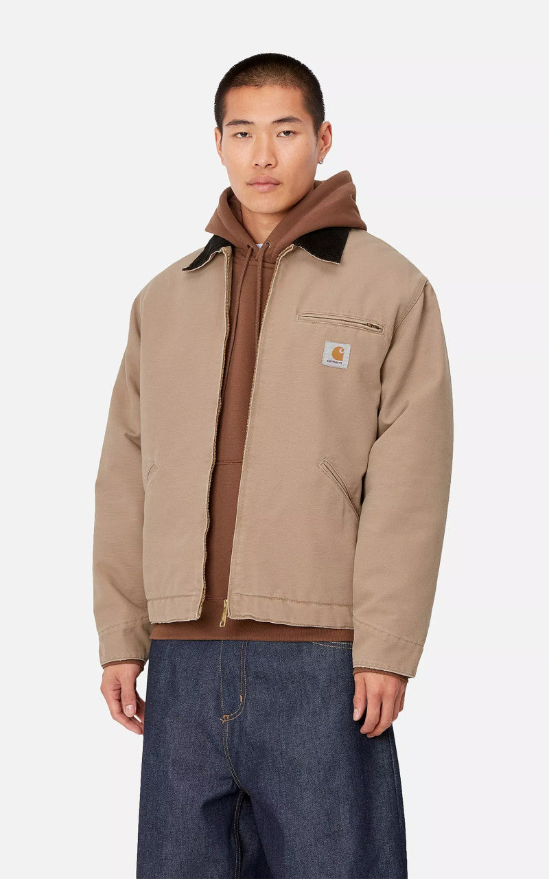 Carhartt WIP OG Detroit Jacket Winter Dearborn Canvas Aged Canvas