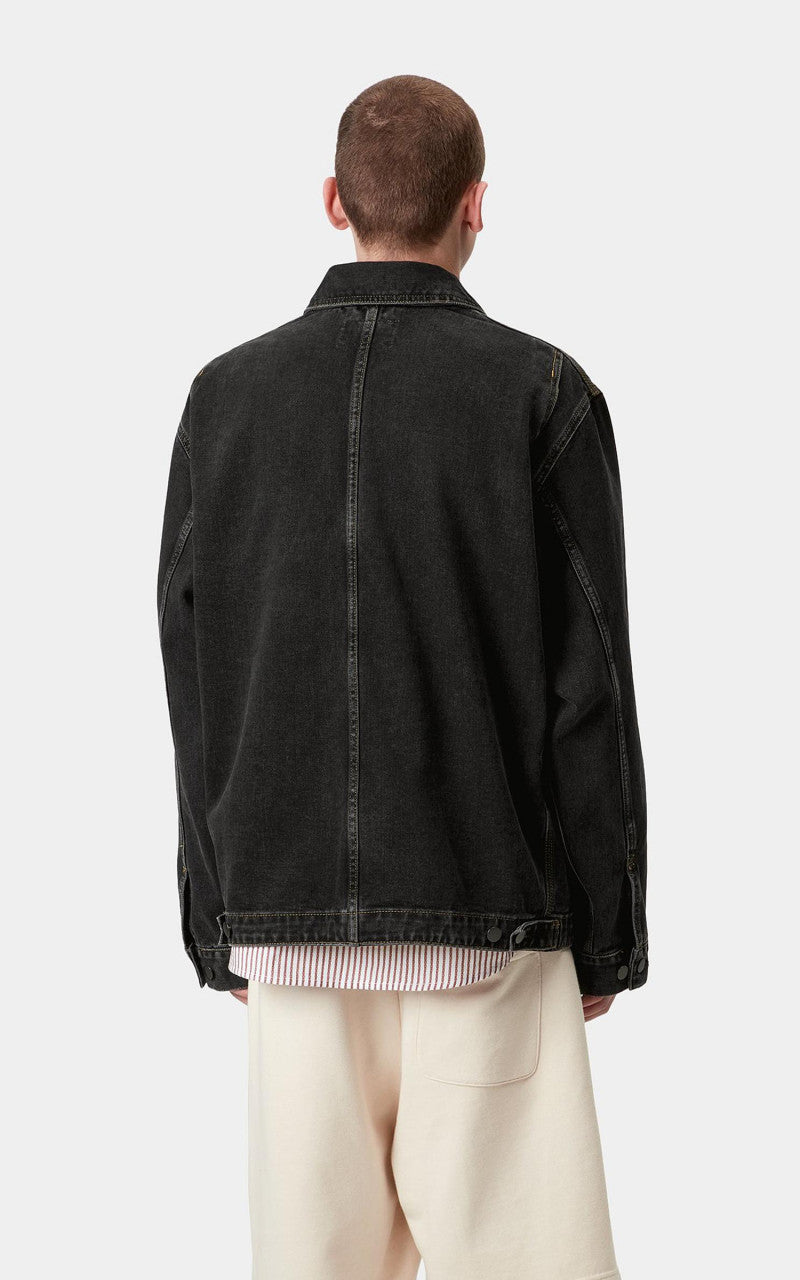 Carhartt WIP OG Double Front Jacket Maitland Denim Black Stone Washed
