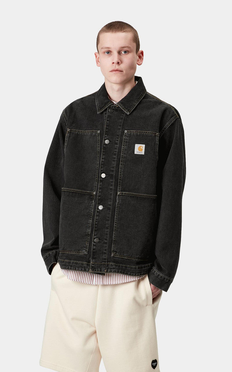 Carhartt WIP OG Double Front Jacket Maitland Denim Black Stone Washed
