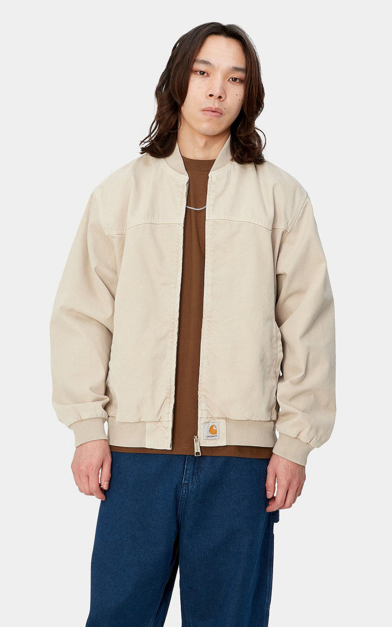 Carhartt WIP OG Santa Fe Bomber Clark Twill Tonic Stone Dyed