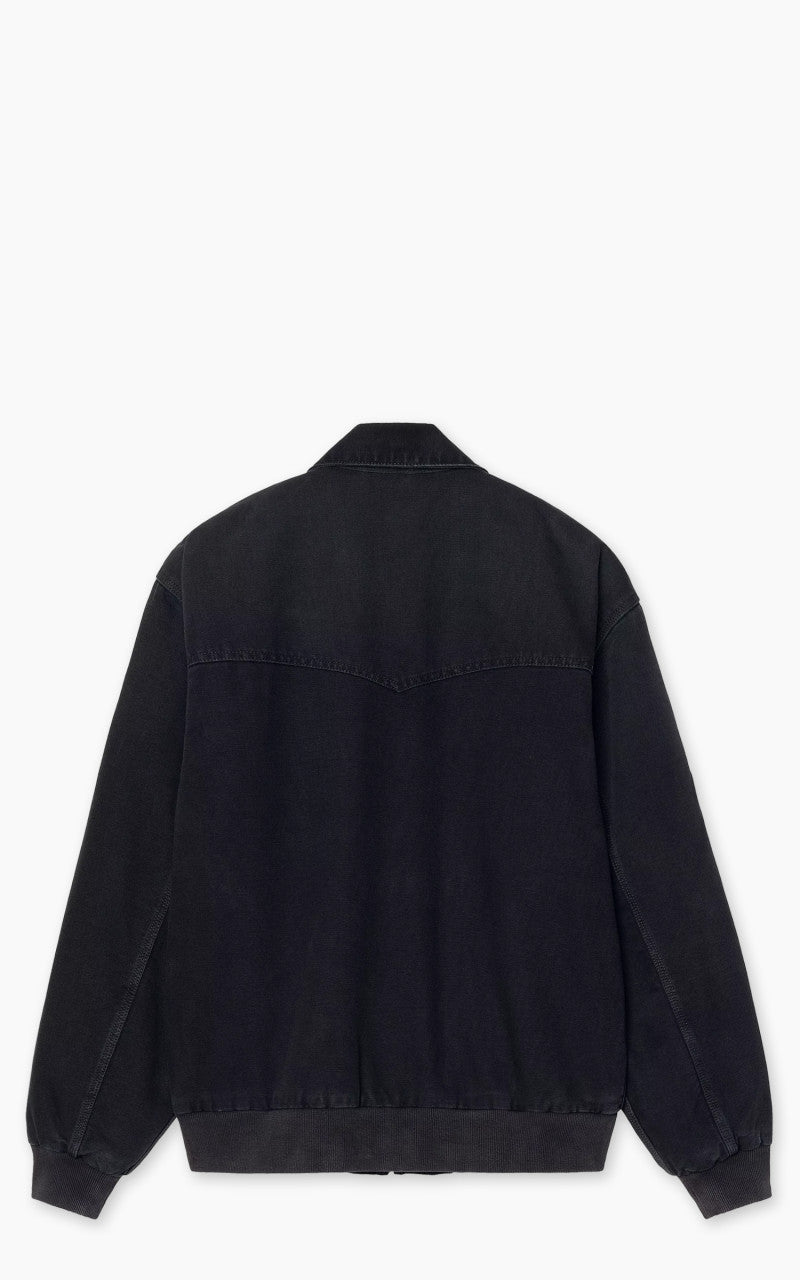 Carhartt WIP OG Santa Fe Jacket Dearborn Canvas Stone Black/Black