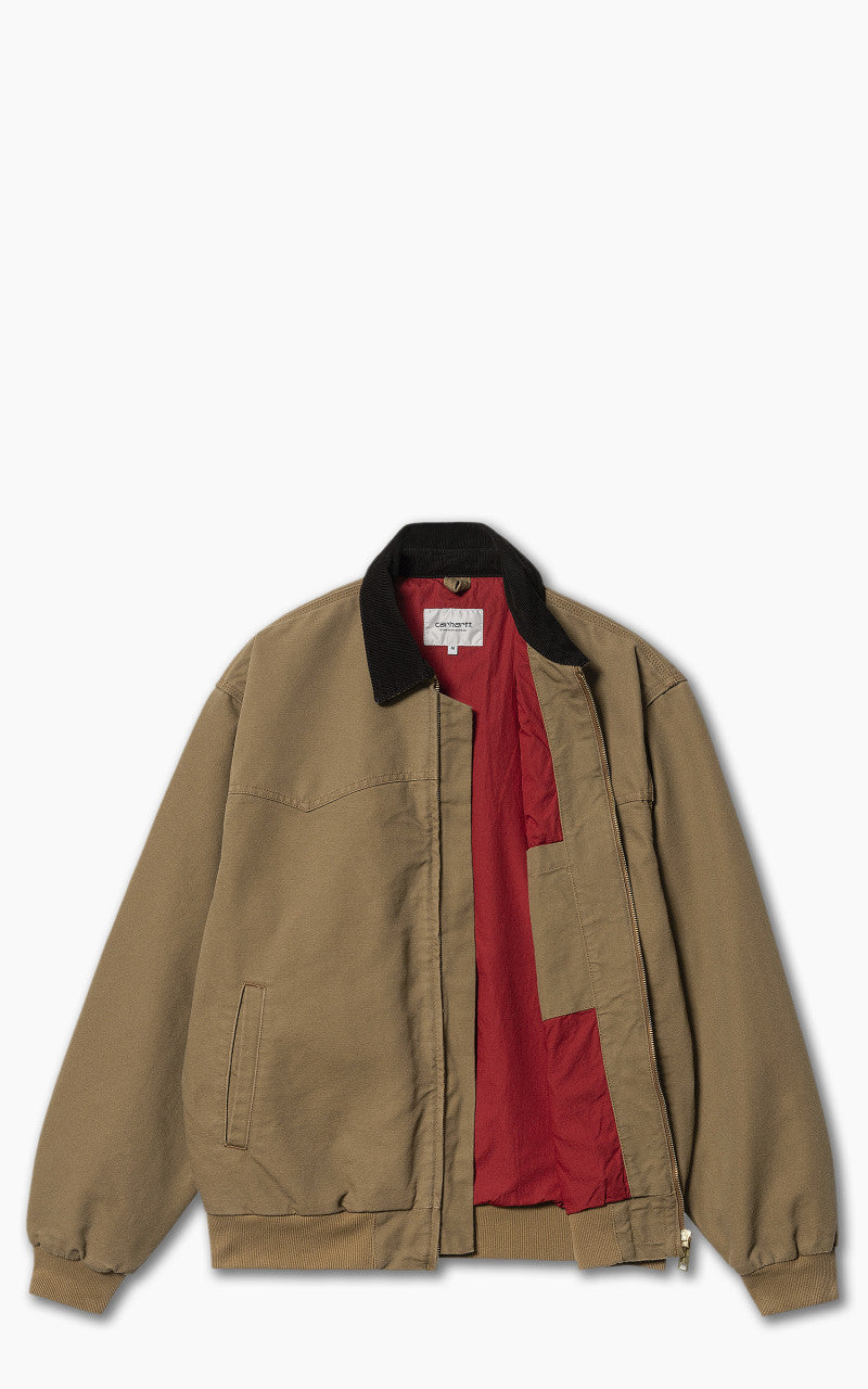 Carhartt WIP OG Santa Fe Jacket Hamilton Brown/ Black Rinsed