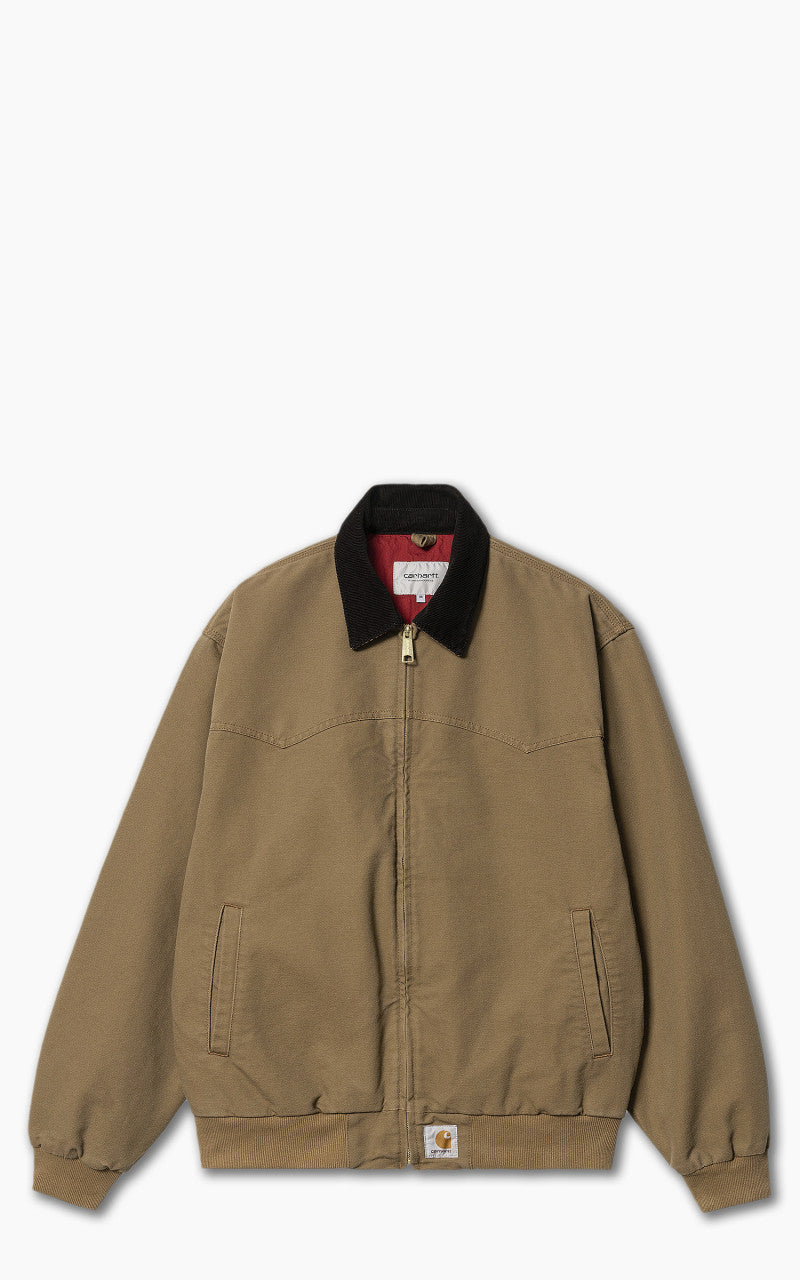 Carhartt WIP OG Santa Fe Jacket Hamilton Brown/ Black Rinsed