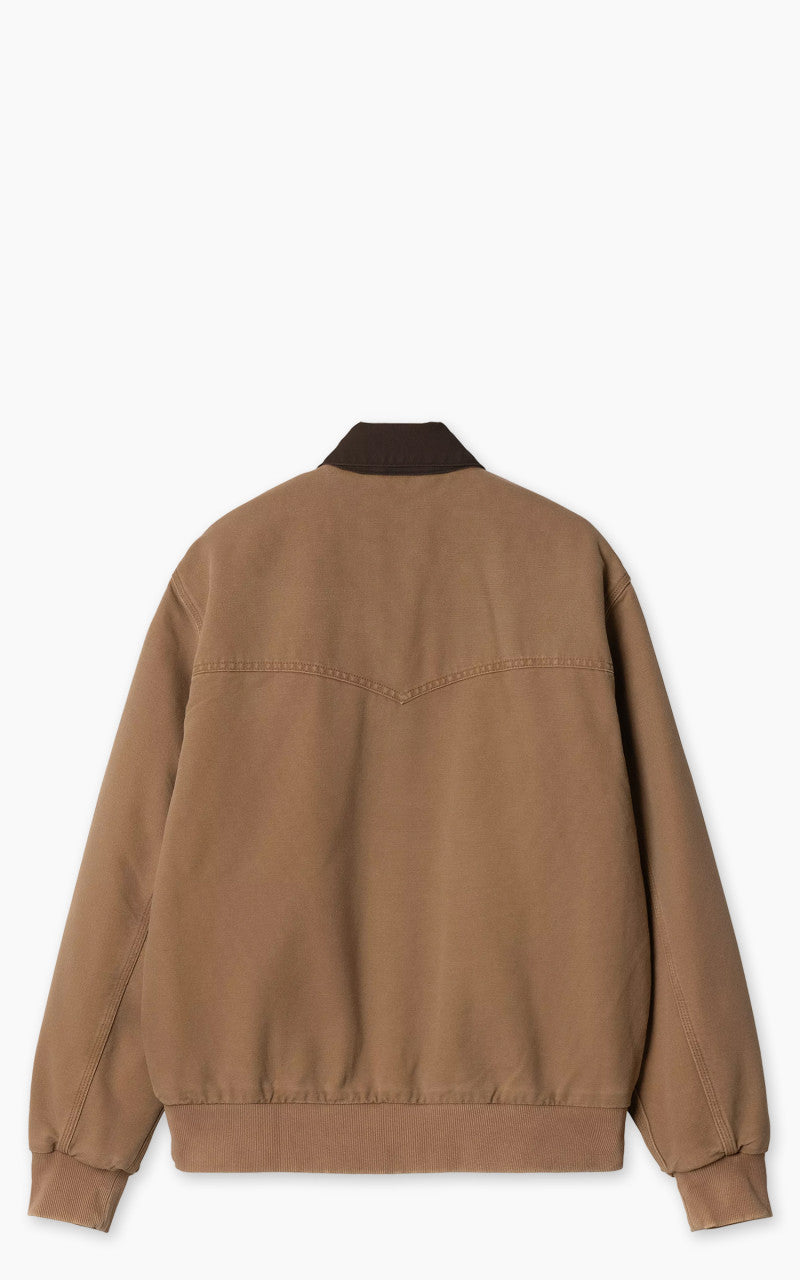Carhartt WIP OG Santa Fe Jacket Dearborn Canvas Hamilton Brown/Tobacco