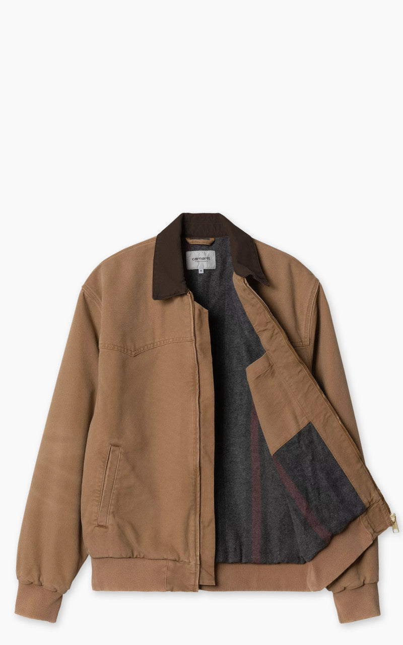 Carhartt WIP OG Santa Fe Jacket Dearborn Canvas Hamilton Brown/Tobacco