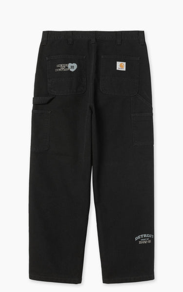 Carhartt WIP OG Single Knee Graphic Pant Heavy Stone Wash Black