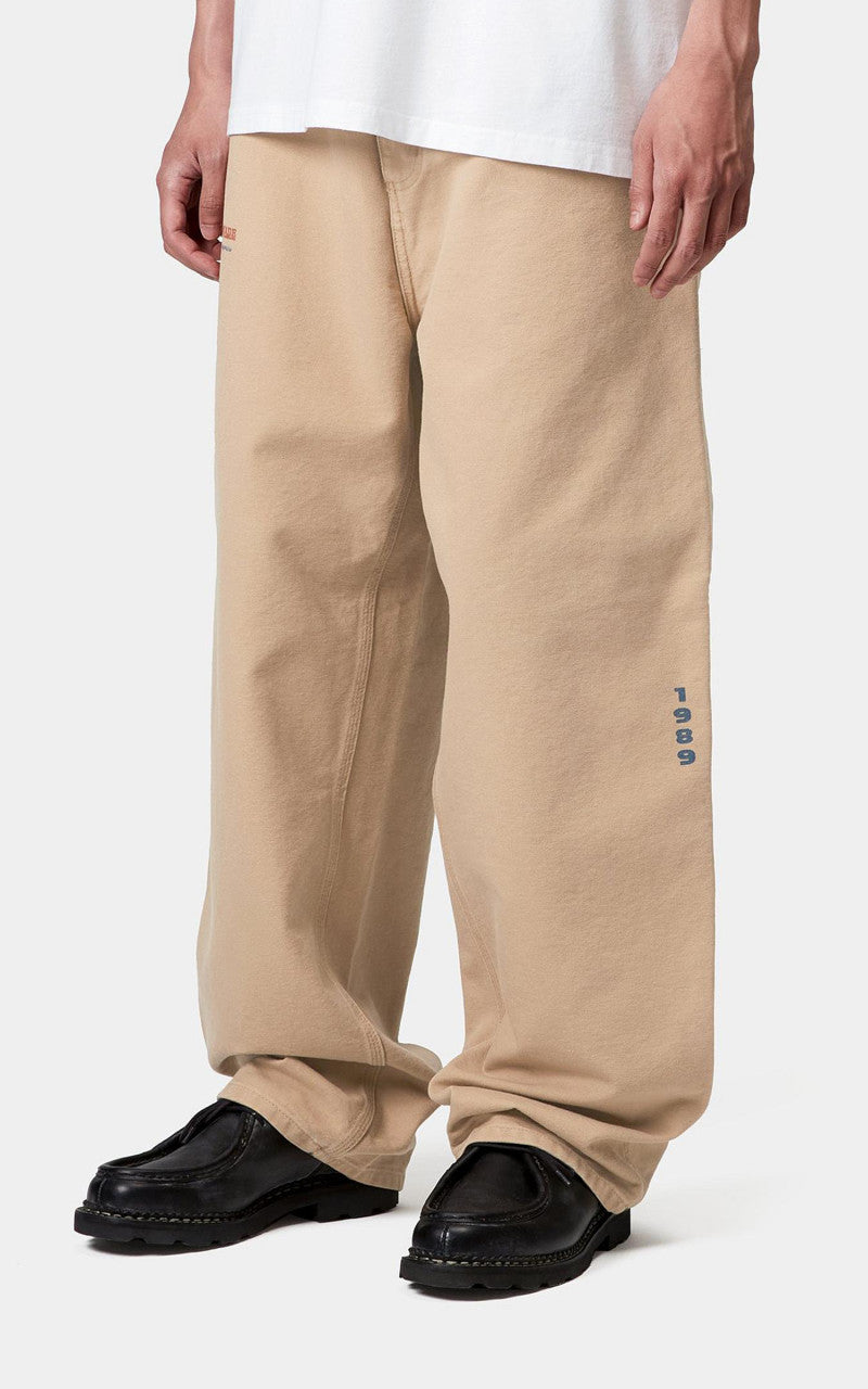 Carhartt WIP OG Single Knee Graphic Pant Heavy Stone Wash Dusty H Brown