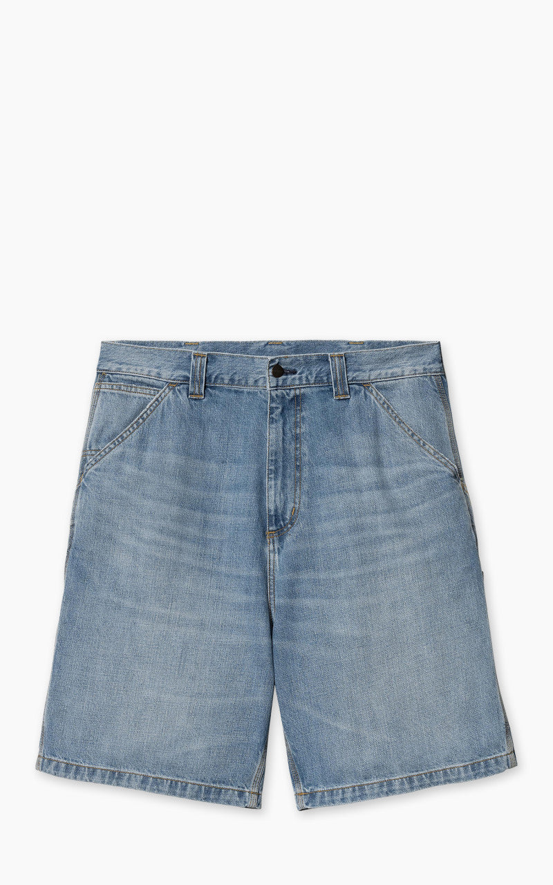 Carhartt WIP OG Single Knee Short Camano Denim Burst Washed Blue